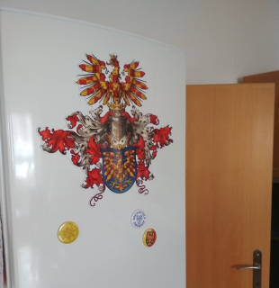 Úplný znak Moravy magnetická fólie na ledničku